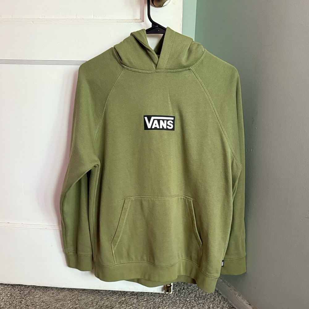 Vans Men's Hoodie in Olive